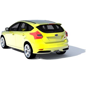 Ford Focus 2012 3D Object | FREE Artlantis Objects Download